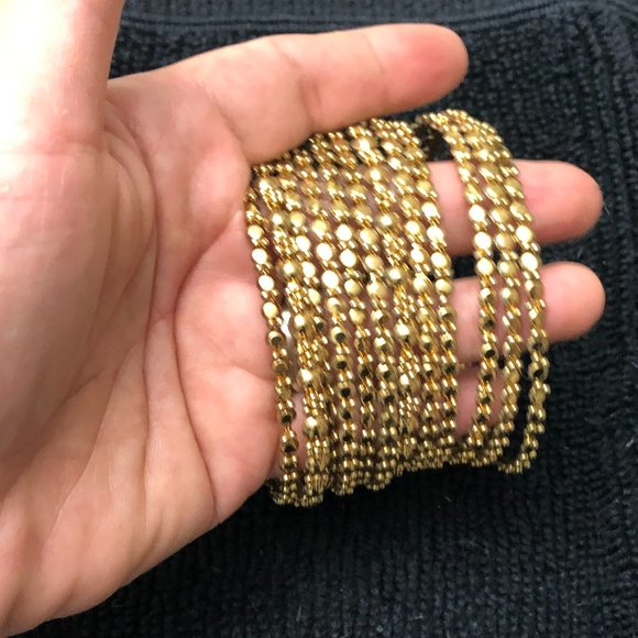 Price Drop!! Set of 12 Gold Bangles - Solid and in Excellent Condition - Picture 3 of 3